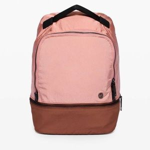 Lululemon city adventurer backpack ancient copper pink *stain